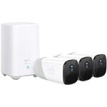 Eufycam 2 Pro Triple Pack + HomeBase Draadloos 4mp Camerasysteem