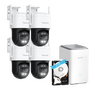 Reolink Hub-8MT4 8MP Ultra HD TrackMix WiFi camerasysteem AI Four-Pack